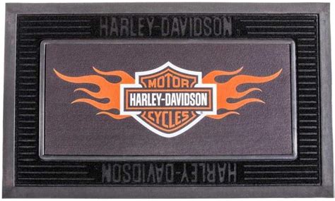 Buy Harley-Davidson Entry Floor Mat, Flame Bar & Shield Kitted Set ...