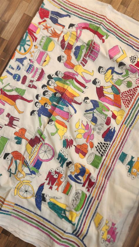 kantha saree sarees designersaree kanthaonline kantha sareessilk ...