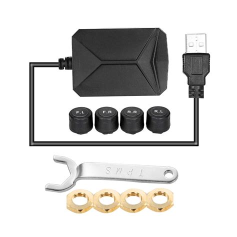 Tire Pressure Monitoring System for Android Navigation with 4 External ...