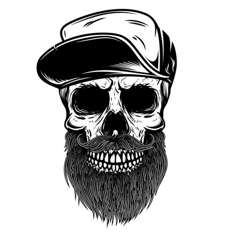 Buy skul with Cap and Beard |Motivational |Funky |s for Life ...
