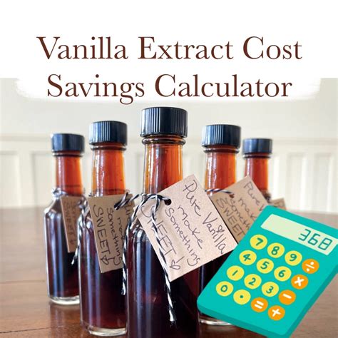 DIY Vanilla Extract Cost Savings Calculator – VanillaPura