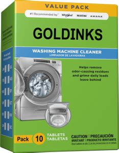 GOLDINKS Washing Machine Cleaner, Cleans Front Load and Top Load ...