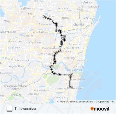 47a Route: Schedules, Stops & Maps - Thiruvanmiyur (Updated)