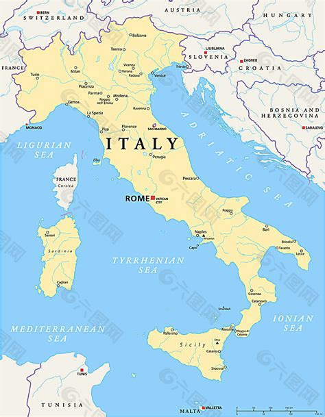 意大利地图素材免费下载(图片编号:6021546)-六图网