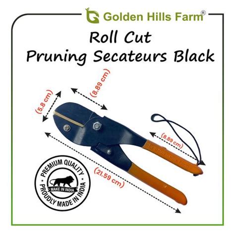 Buy Pruning Secateurs Roll Cut Black blade - Precision Garden Shears ...