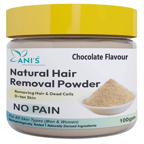 Buy Instant Hair Removal Chocolate Waxing Powder No Pain Online at Low ...