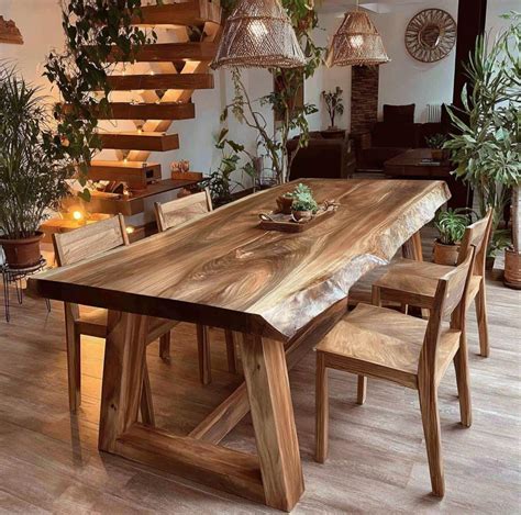 Rustic Wood Dining Table