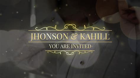 Wedding invitation templates after effects | Honestweddingadvice.com