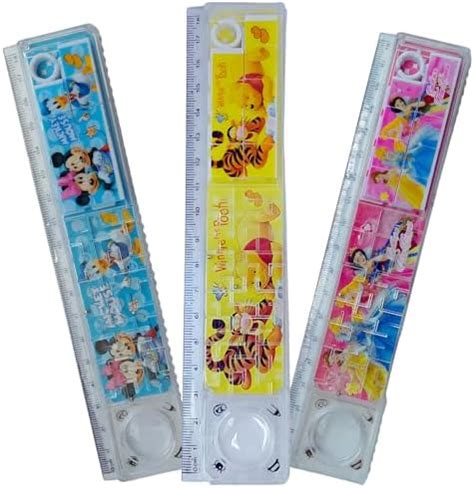 AK Store (2-Pack) Cartoon Design 30cm Plastic Folding Ruler Scale with ...