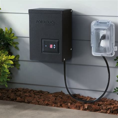 Portfolio 200 -Watt 12 -Volt Multi-Tap Transformer Landscape Lighting ...