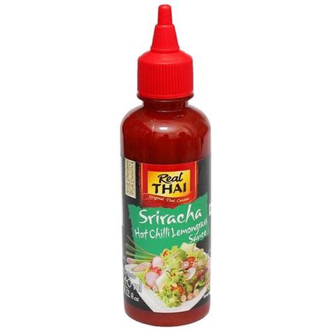 REAL THAI Sriracha Hot Chilli Lemongrass Sauce - Spicy, Enhances Flavo ...