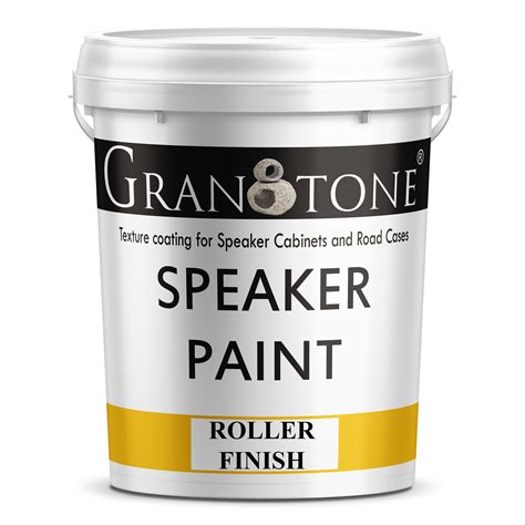 Roller Grade Speaker Cabinet Texture Coating Paint { Black } 5 KG ...