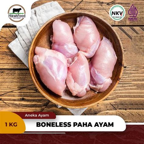 Jual Paha Ayam Boneless Tanpa Tulang & Kulit | Fillet Chicken Thigh ...