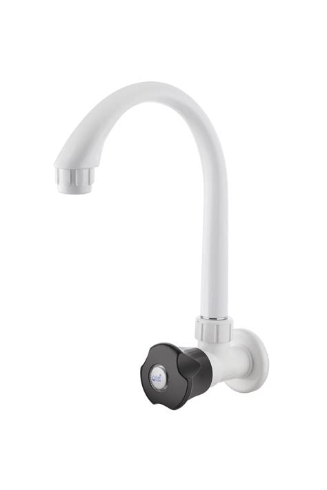 PureFlow Designer Sink Cock with Long Spout & Flange PTMT PPCP Water ...