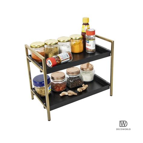 2 Tier Multipurpose Countertop Organizer Rack – DECOWORLD