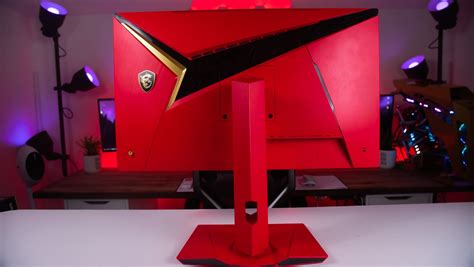 MSI made 15 of these exclusive, very red gaming monitors to celebrate 3 million sales - techAU