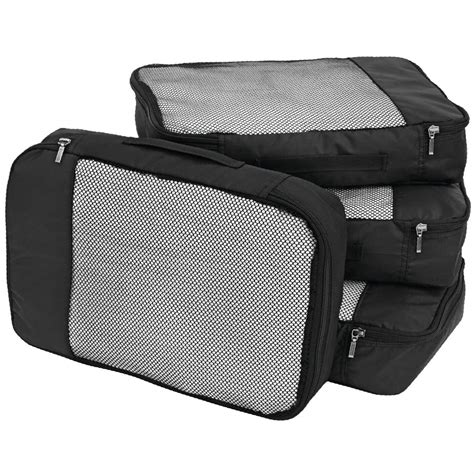 FATMUG Packing Cubes Travel Pouch Bag Suitcase Luggage Organiser Set of ...