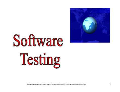 Software Engineering: Module 5 - Software Testing Overview - Studocu