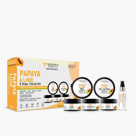 Buy Volamena Organics Papaya & Lime Facial Kit Online