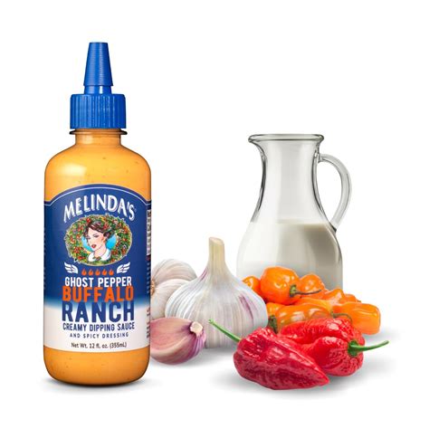 Amazon.com : Melinda’s Ghost Buffalo Ranch - 12 oz, 1 Pack - Spicy ...