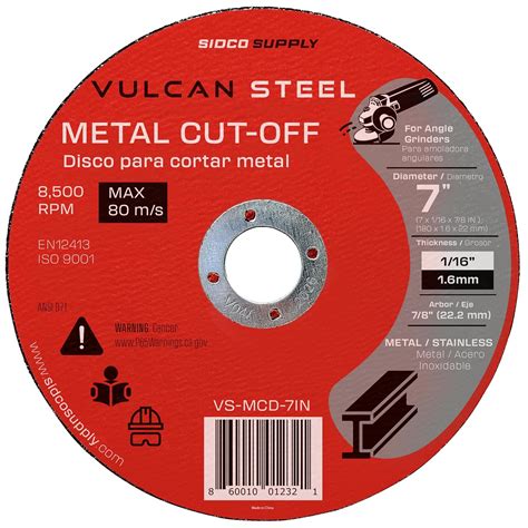 7 Inch Cut Off Wheel 5 Pack - Precision Smooth Cutting - Abrasive ...