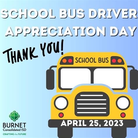 School Bus Driver Appreciation Day | Burnet Consolidated ISD