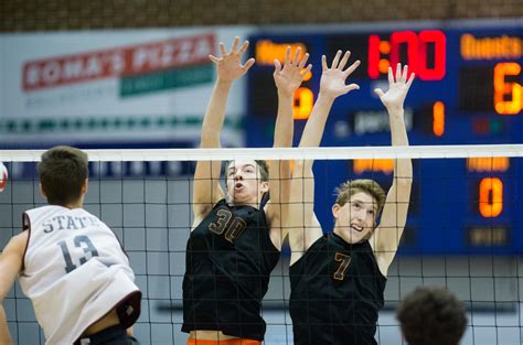 State College vs. Northeastern in the D3 high school volleyball semi ...