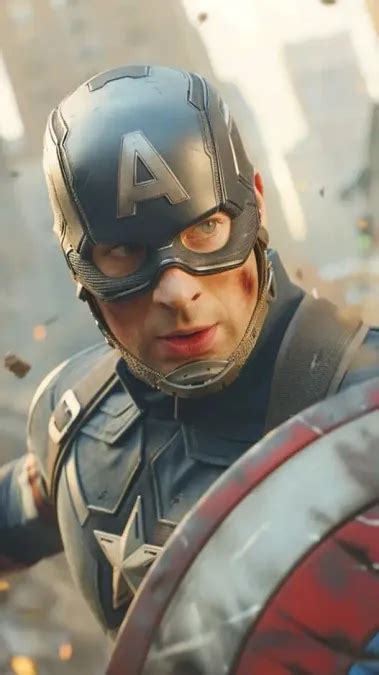 Marvel Superheroes Pose With Captain America's Vibranium Shield