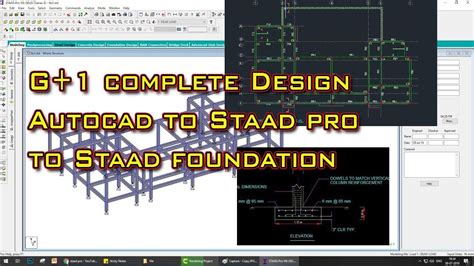 Staad Foundation Design Tutorial 的图像结果