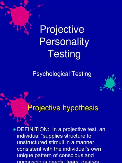 Image result for Projective Test Interpretation