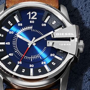 Diesel Analog Stainless Steel Black Dial and Band (Big dial) Men's ...