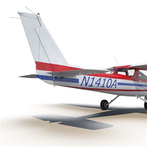 Cessna 150 Rigged 2 3D model | 3D Molier International