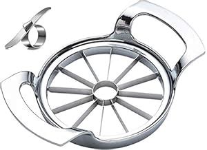Extra Large Ultra Sharp Stainless Steel Apple Slicer 12 Slices - Easy ...