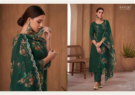 SAFFRON BY SAYURI 1117 TO 1122 SERIES BEAUTIFUL STYLISH SUITS FANCY ...