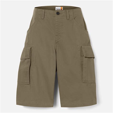 Brookline Twill Cargo Short for Men in Green