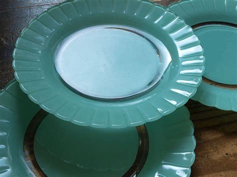 レア フランス カラー オールド デュラレックス デイジー ケーキ皿4枚 DURALEX 直径 20cm 1950年代 アンティーク ...