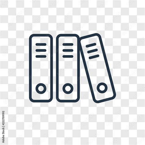 archive icons isolated on transparent background. Modern and editable ...