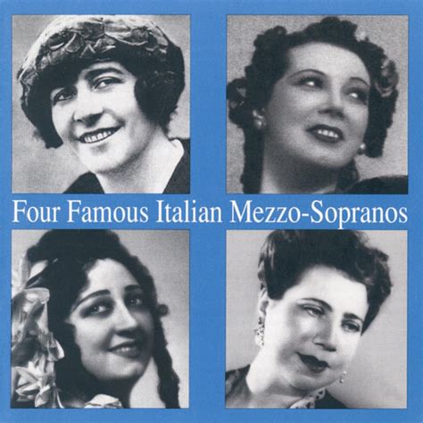 ‎Irene Minghini - Cattaneoの「Four Famous Italian Mezzo - Sopranos」をApple ...