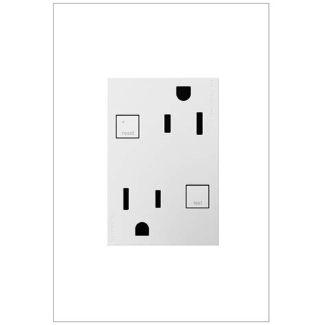Legrand adorne Plus Size 15-Amp 125-volt Tamper Resistant GFCI ...