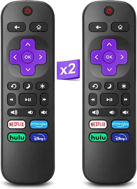 Amazon.com: (Pack of 2) New Remote for Roku TV, Remote Control ...