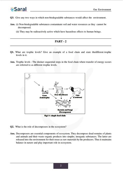 NCERT Solutions for Class 10 Science Chapter 15 - Our Environment