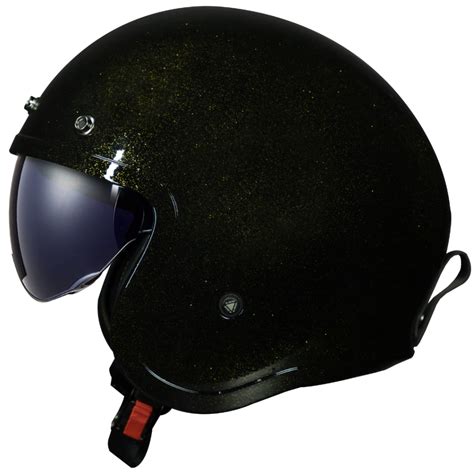CAPACETE LS2 SPITFIRE OF599 DISCO – Preto e Dourado – JR Speed Racing