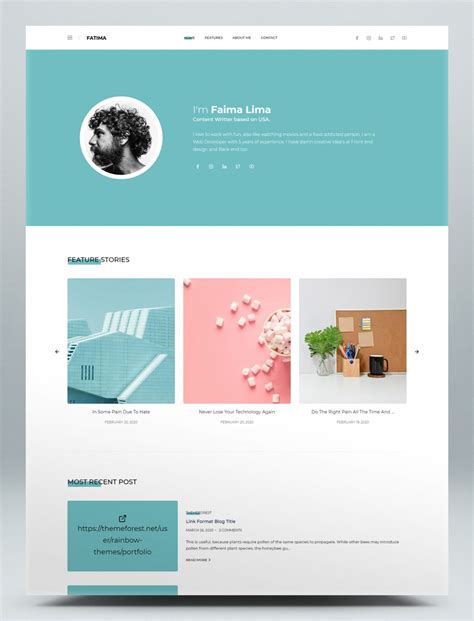 Blog Design HTML Template 的图像结果