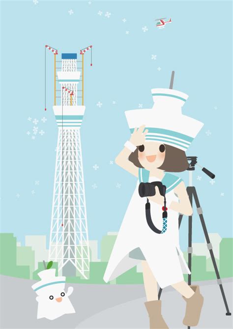 「スカイツリーReport vol.3」掲載イラスト | Aufbewahrungsstelle.