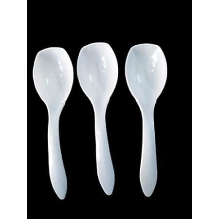 Buy HSV Creative hub Ceramic Soup Spoon/Soup Spoon Set of 6 Pure ...