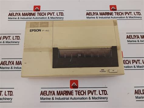 Seiko Epson P-40S Thermal Printer – Aeliya Marine Tech
