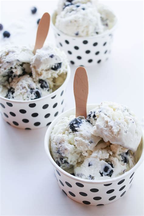 Blueberry Ice Cream - Let's Mingle Blog