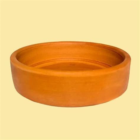 ZENRISE® Terracotta Bird Feeder, Water Tray, Bath tub for Birds in ...