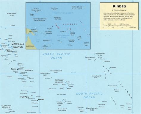 Maps of Kiribati | Map Library | Maps of the World