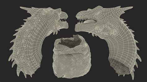 3D Knight with Severed Dragon Head | 3D Molier International